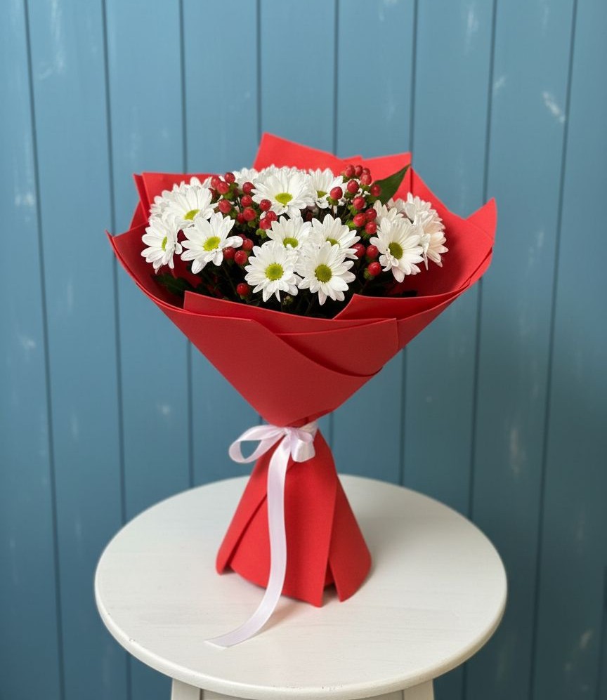 Букет цветов из: Хризантемы в Верхнем Мамоне