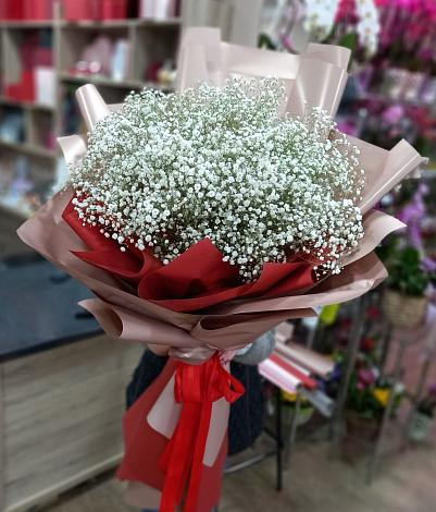 Букет цветов из: Гипсофила в Верхнем Мамоне