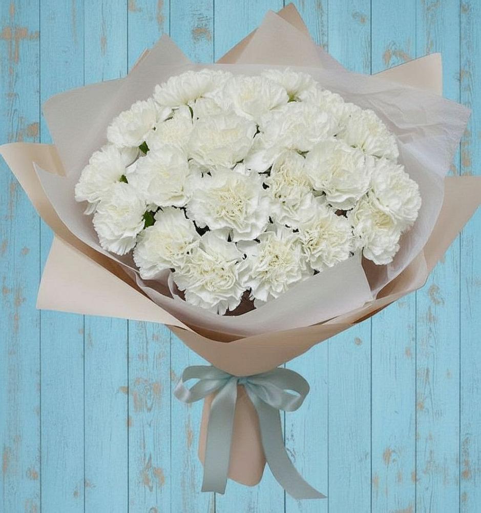 Букет цветов из: Гвоздики в Верхнем Мамоне