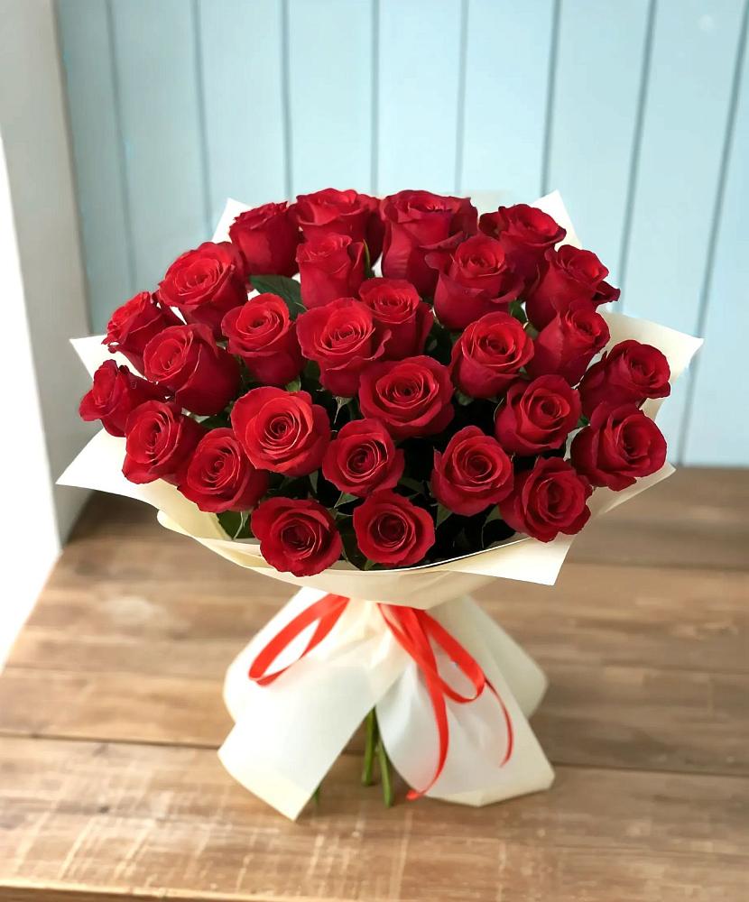 Букет 29 Красных роз в Верхнем Мамоне