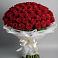 Букет 101 Красная роза Блэк Мэджик в Верхнем Мамоне