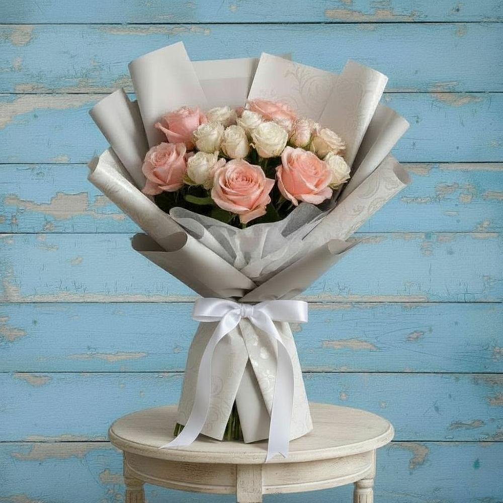 Букет цветов из: Розы в Верхнем Мамоне