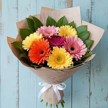 Букет цветов из:  Герберы в Верхнем Мамоне