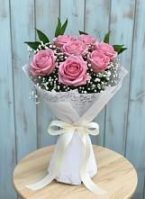Букет цветов из:  Розы #REPLACE_PRED# Верхнем Мамоне