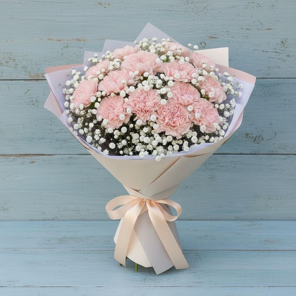 Букет цветов из: Гвоздики в Верхнем Мамоне