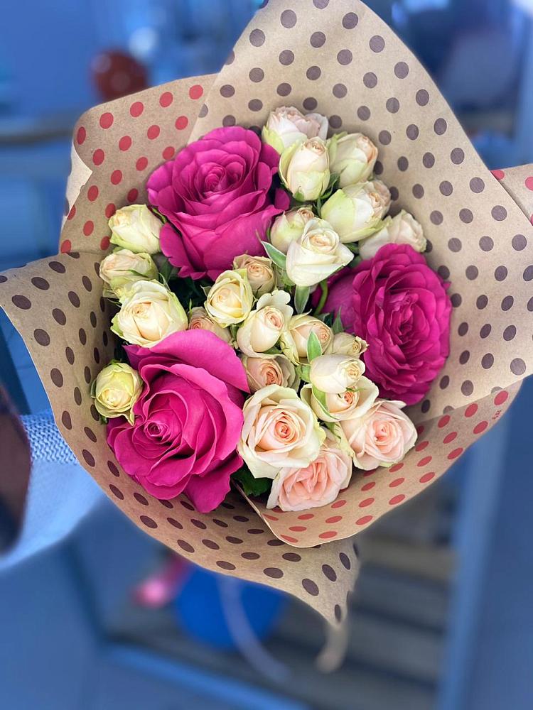 Букет цветов из: Розы в Верхнем Мамоне