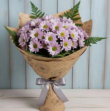 Букет цветов из:  Хризантемы #REPLACE_PRED# Верхнем Мамоне