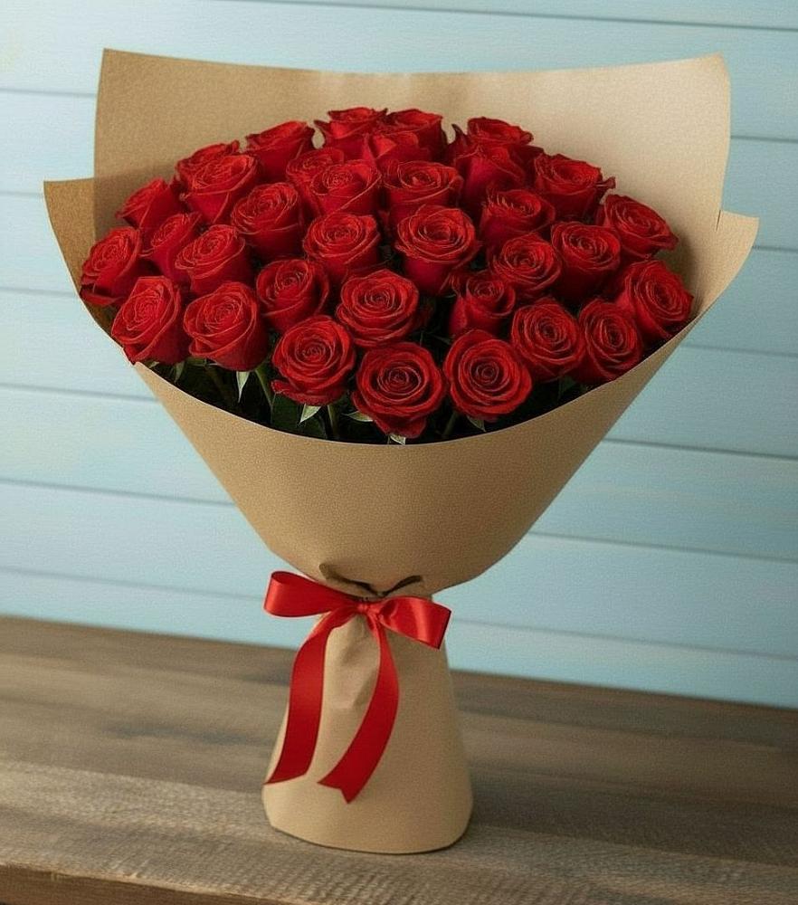 Букет Красные розы Милано в Верхнем Мамоне