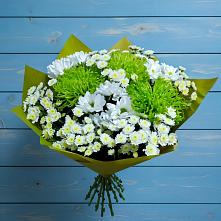 Букет цветов из:  Хризантемы #REPLACE_PRED# Верхнем Мамоне