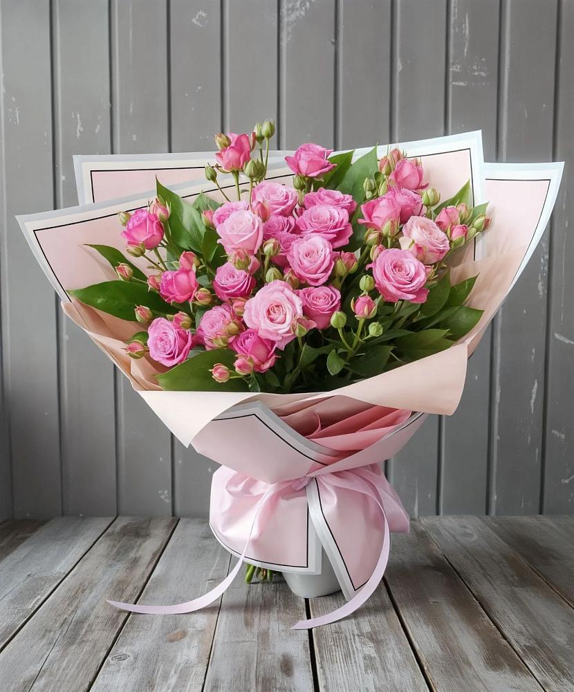 Букет Розовый кустик в Верхнем Мамоне