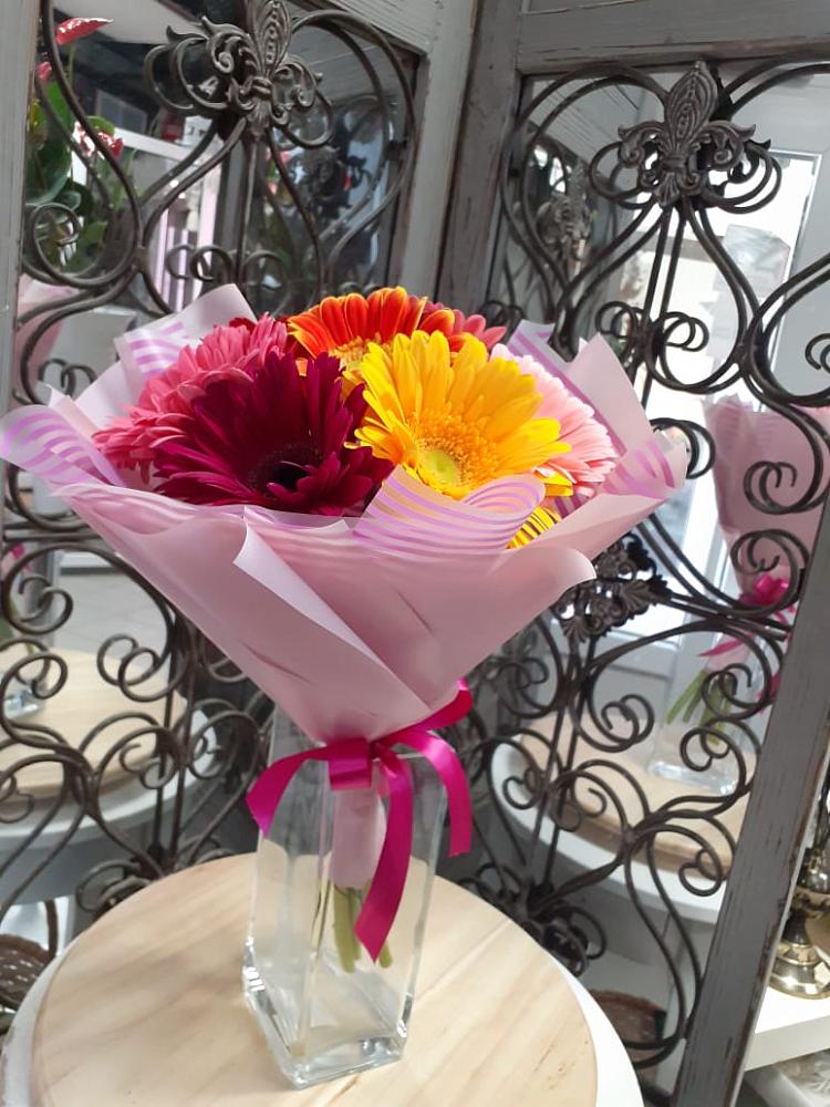 Букет цветов из: Герберы в Верхнем Мамоне