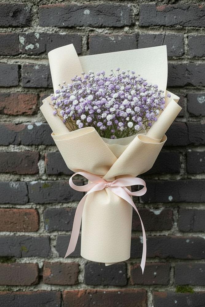 Букет цветов из: Гипсофила в Верхнем Мамоне