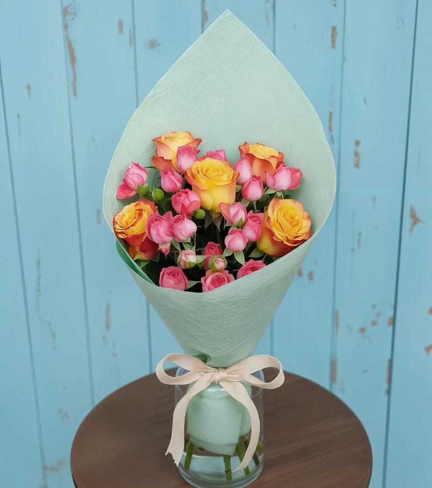 Букет цветов из: Розы в Верхнем Мамоне