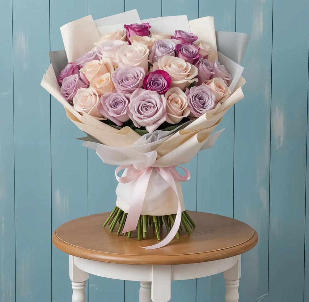 Букет цветов из: Розы в Верхнем Мамоне