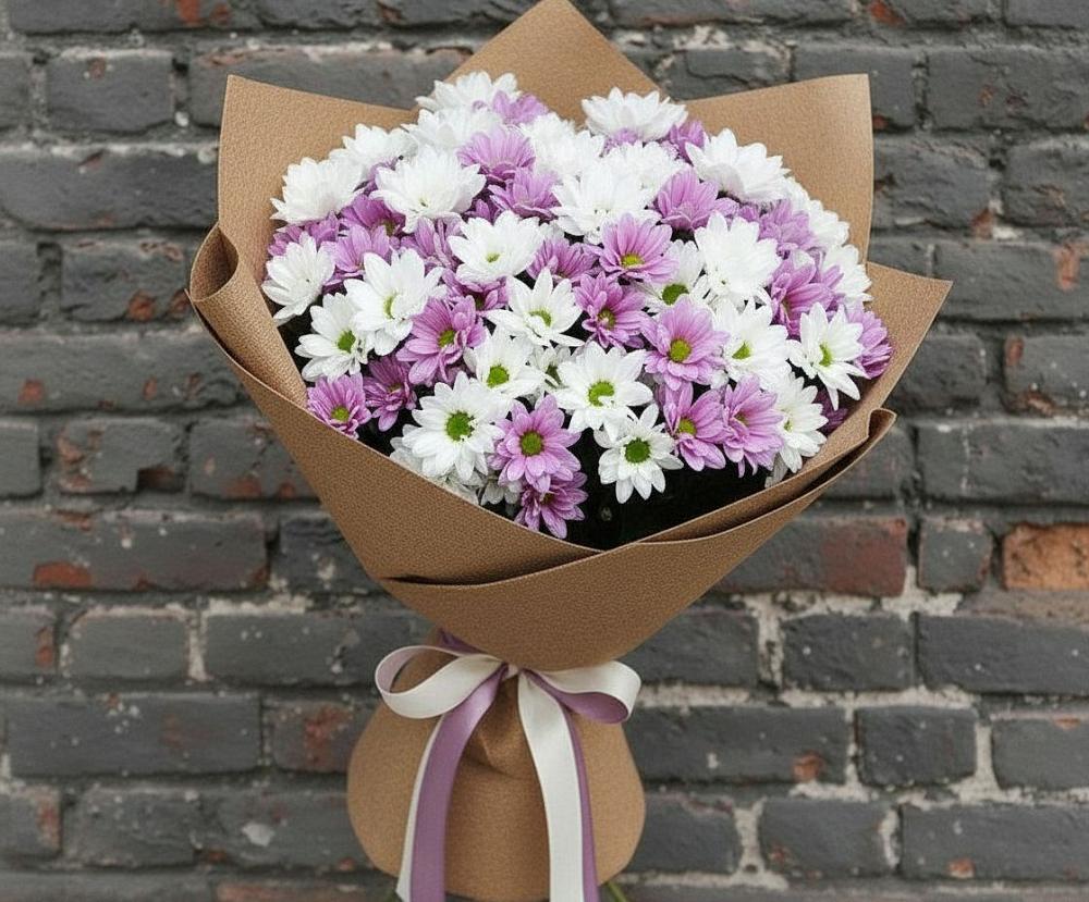 Букет цветов из: Хризантемы в Верхнем Мамоне