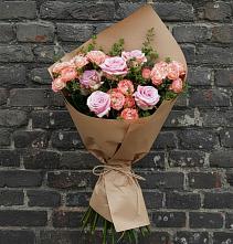 Букет цветов из:  Розы #REPLACE_PRED# Верхнем Мамоне