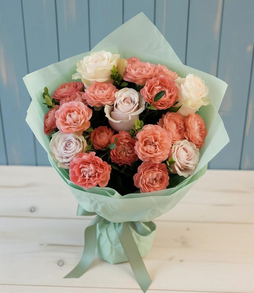 Букет цветов из: Розы в Верхнем Мамоне