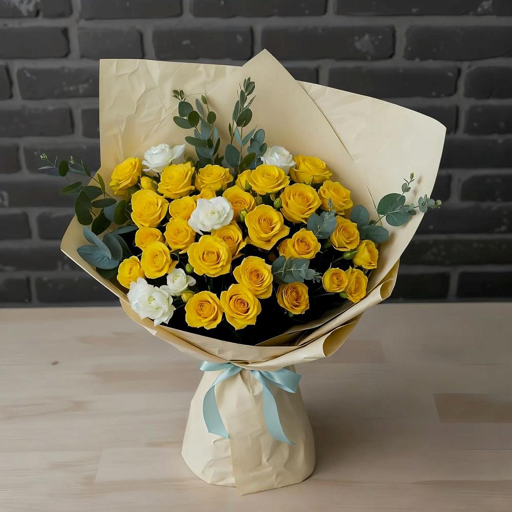 Букет цветов из: Розы в Верхнем Мамоне