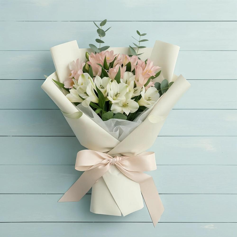 Букет цветов из: Альстромерии в Верхнем Мамоне