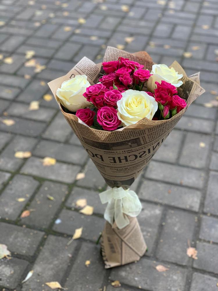 Букет цветов из: Розы в Верхнем Мамоне