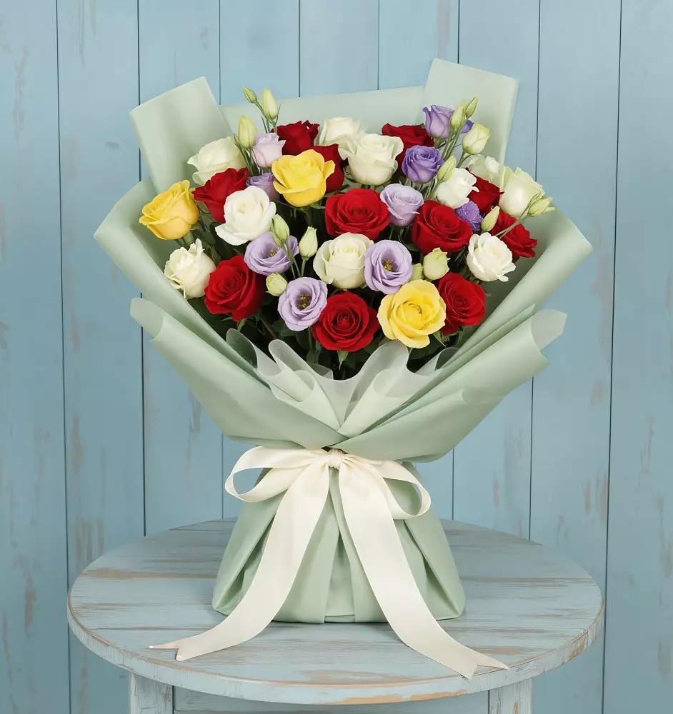 Букет цветов из: Розы в Верхнем Мамоне