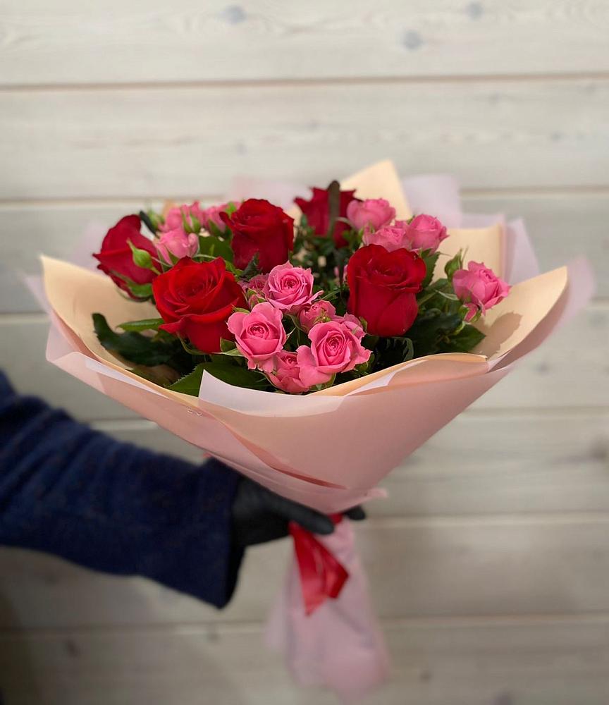 Букет цветов из: Розы в Верхнем Мамоне