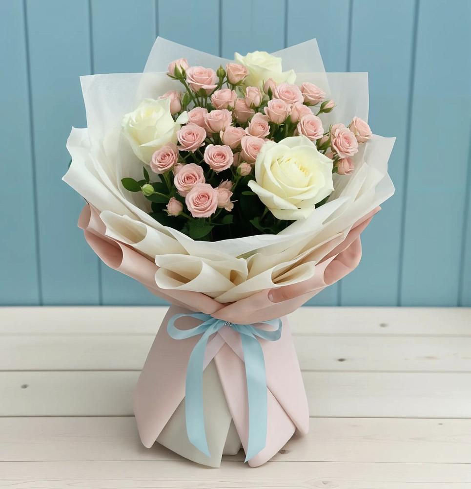 Букет цветов из: Розы в Верхнем Мамоне