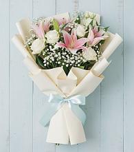Букет цветов из:  Лилии в Верхнем Мамоне