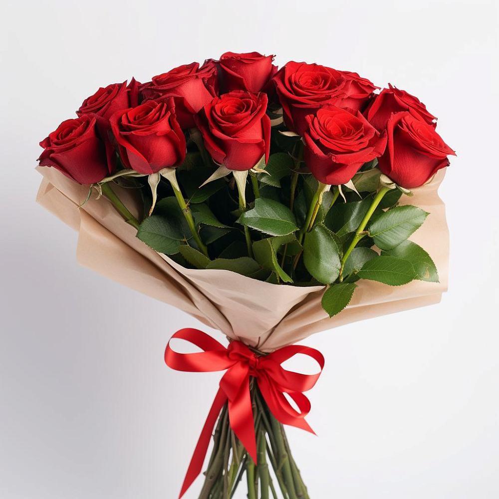Букет 11 Красных роз Эдлесс Лав в Верхнем Мамоне