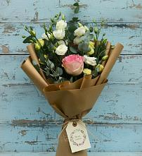 Букет цветов из:  Розы и Лизиантусы в Верхнем Мамоне
