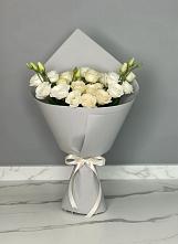 Букет цветов из:  Розы и Лизиантусы в Верхнем Мамоне